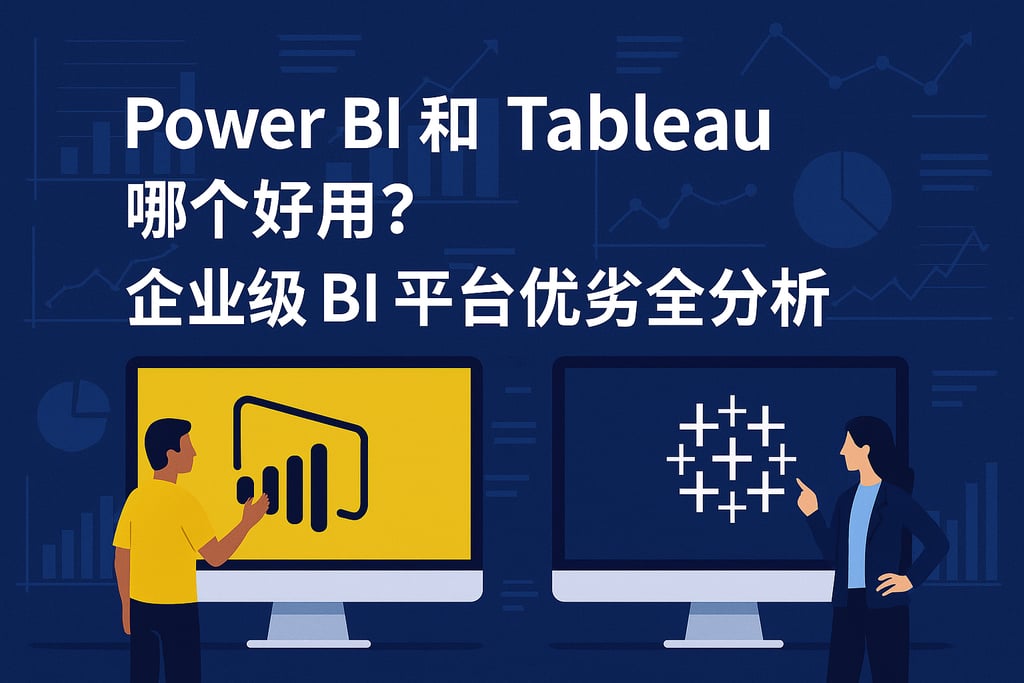 Power BI和Tableau哪个好用？企业级BI平台优劣全分析